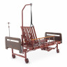 Кровать механическая MED-MOS YG-5 (ЛДСП венге, 13 секций, без матраса, уголки, ТУ, столик, ванночка, БП, К)