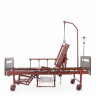 Кровать механическая MED-MOS YG-5 (ЛДСП венге, 13 секций, без матраса, уголки, ТУ, столик, ванночка, БП, К)