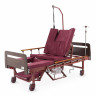 Кровать механическая MED-MOS YG-5 (ЛДСП венге, 13 секций, без матраса, уголки, ТУ, столик, ванночка, БП, К)
